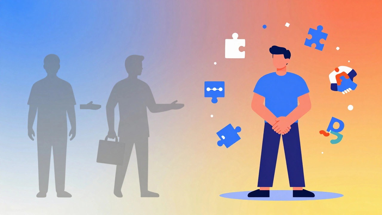 Illustration contrasting passive duty with empowered, skilled volunteer partnerships.