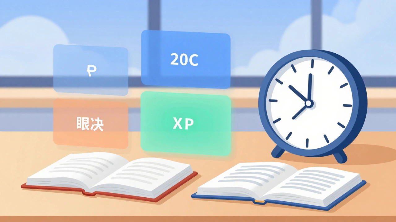 Colorful abstract representation of student time blocking